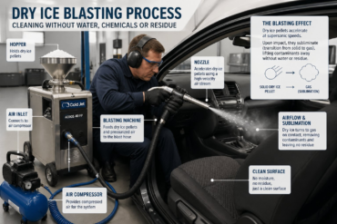 Deep Cleaning Auto Interiors with Dry Ice Technology