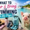 What to Wear & Bring for Swimming with the Pigs